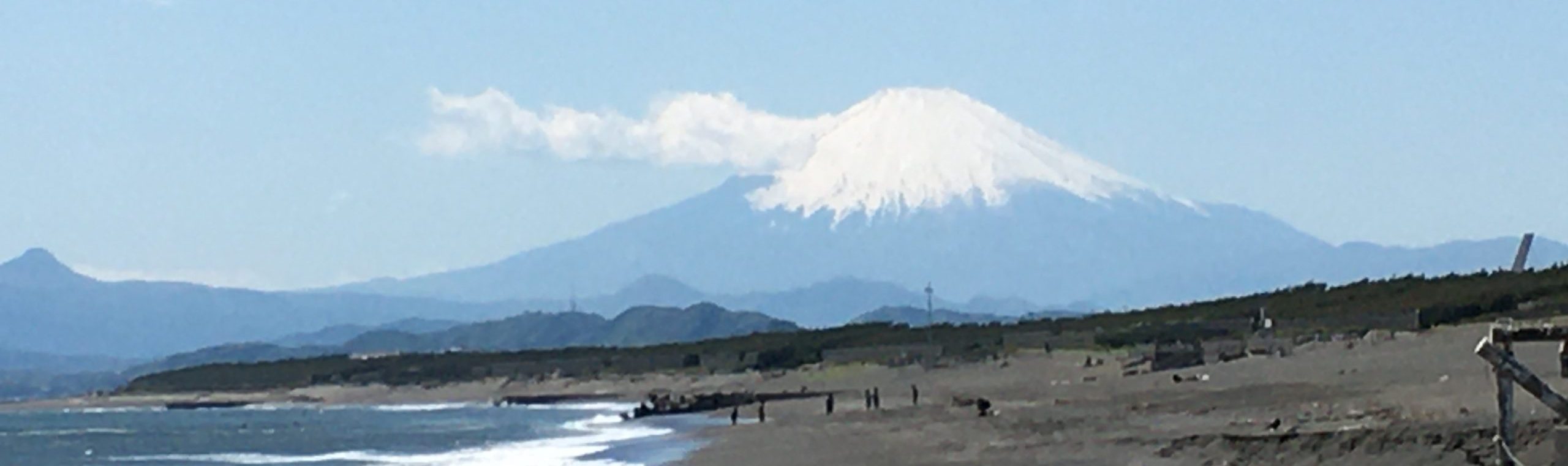湘南海岸からの富士山